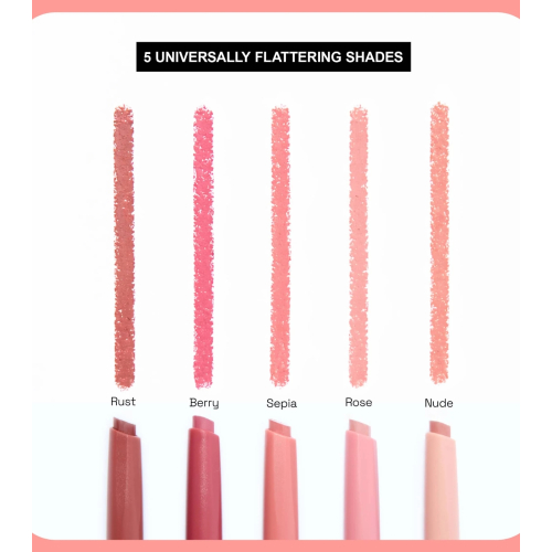 Technic Cosmetics - Lápiz labial Blurred Line Matte - Sepia