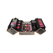 Technic Cosmetics - Maletín de maquillaje Black & Rose Gold Beauty Case
