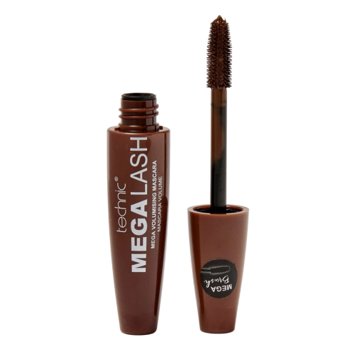 Technic Cosmetics - Máscara de pestañas Mega Lash - Marrón