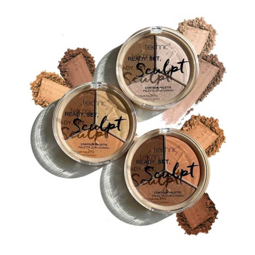 Technic Cosmetics - Paleta de contorno Ready Set Sculpt - Warm