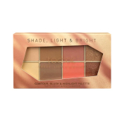 Technic Cosmetics - Paleta de rostro Shade, Light & Bright