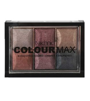 Technic Cosmetics - Paleta de sombras de ojos Cocidas Colour Max - 06: Treasure Chest