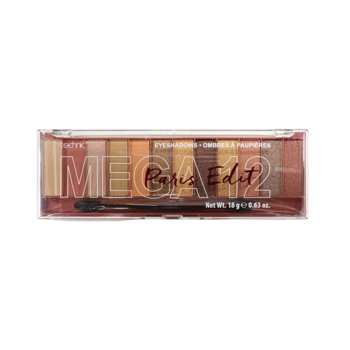 Technic Cosmetics - Paleta de sombras de ojos Mega 12 - Paris Edit