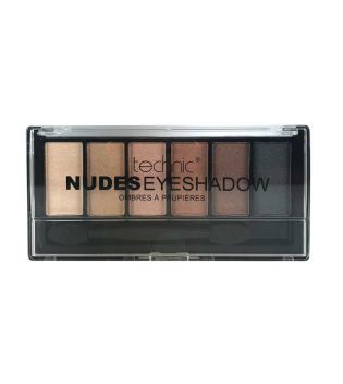 Technic Cosmetics - Paleta de sombras de ojos Nudes