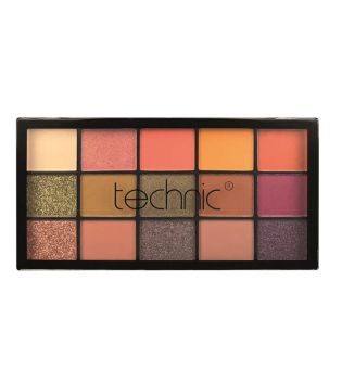 Technic Cosmetics - Paleta de sombras de ojos Pressed Pigment - Cinnamon Swirl