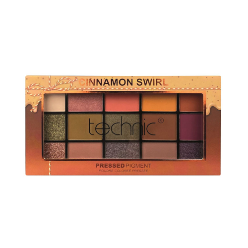 Technic Cosmetics - Paleta de sombras de ojos Pressed Pigment - Cinnamon Swirl