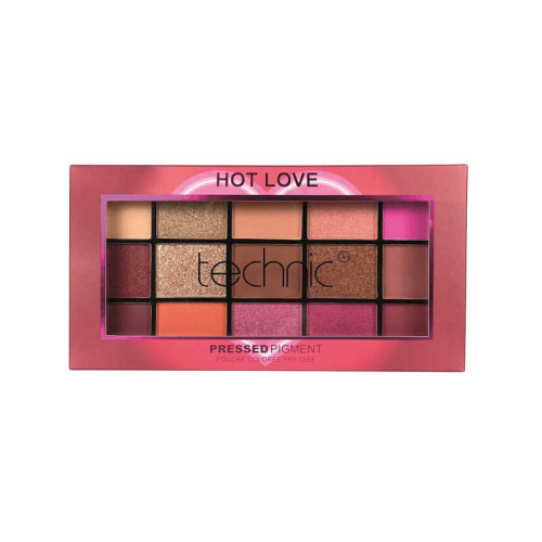 Technic Cosmetics - Paleta de sombras de ojos Pressed Pigment - Hot Love