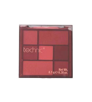 Technic Cosmetics - Paleta de sombras Pressed Pigment - Cool Nude