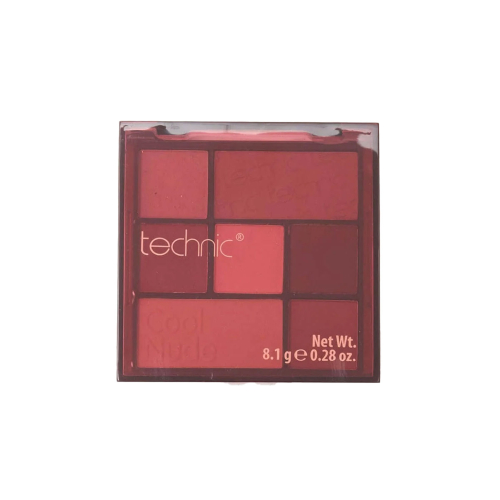 Technic Cosmetics - Paleta de sombras Pressed Pigment - Cool Nude