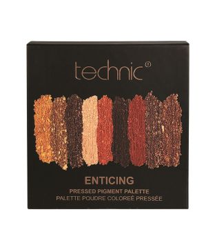 Technic Cosmetics - Paleta de sombras Pressed Pigments - Enticing