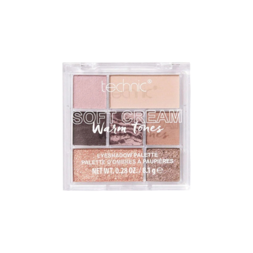 Technic Cosmetics - Paleta de sombras Soft Cream - Warm Tones