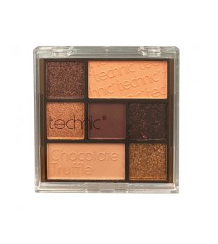Technic Cosmetics - Paleta de sombras y pigmentos prensados - Chocolate Truffle