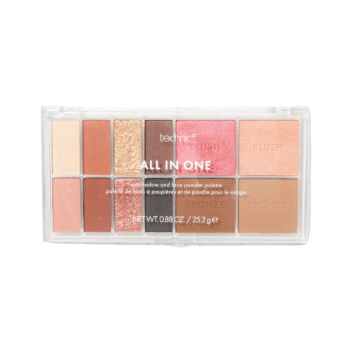 Technic Cosmetics - Paleta de sombras y rostro All in One