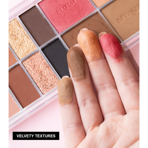 Technic Cosmetics - Paleta de sombras y rostro All in One