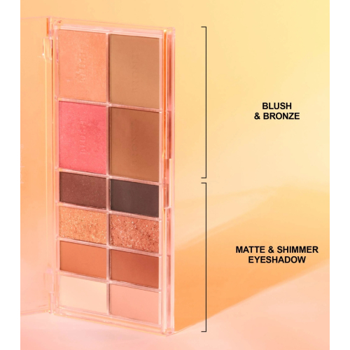 Technic Cosmetics - Paleta de sombras y rostro All in One