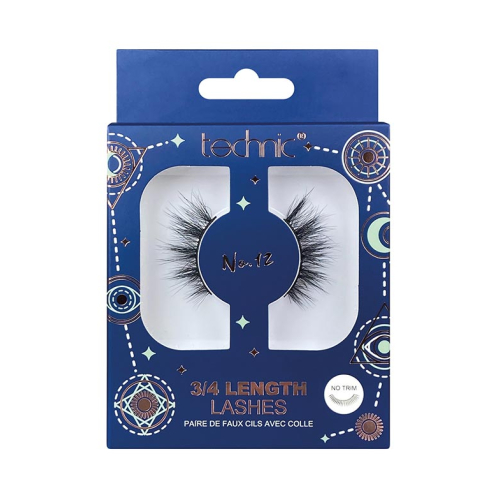 Technic Cosmetics - Pestañas postizas 3/4 Length Lashes - Nº12