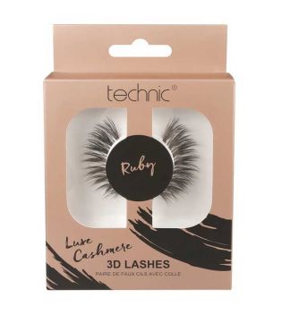 Technic Cosmetics - Pestañas postizas 3D Luxe Cashmere - Ruby