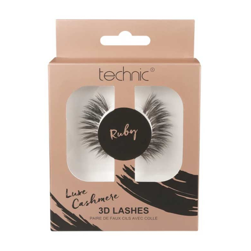 Technic Cosmetics - Pestañas postizas 3D Luxe Cashmere - Ruby