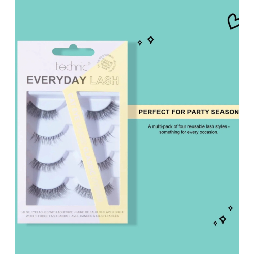 Technic Cosmetics - Pestañas postizas Everyday Lash