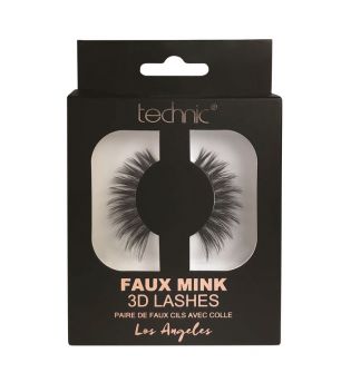 Technic Cosmetics - Pestañas postizas Faux Mink 3D Lashes - Los Angeles