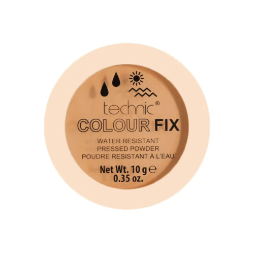 Technic Cosmetics - Polvos compactos Colour Fix Water Resistant - Hazelnut