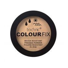 Technic Cosmetics - Polvos compactos Colour Fix Water Resistant - Pecan