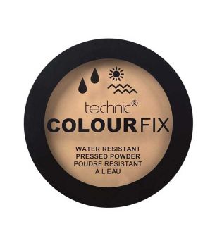Technic Cosmetics - Polvos compactos Colour Fix Water Resistant - Pecan