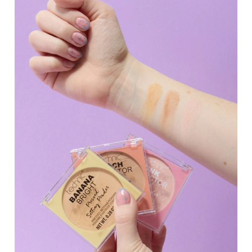 Technic Cosmetics - Polvos fijadores compactos Pink Perfector