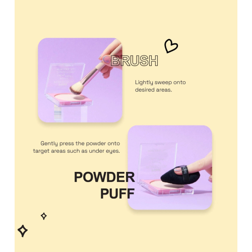 Technic Cosmetics - Polvos fijadores compactos Pink Perfector