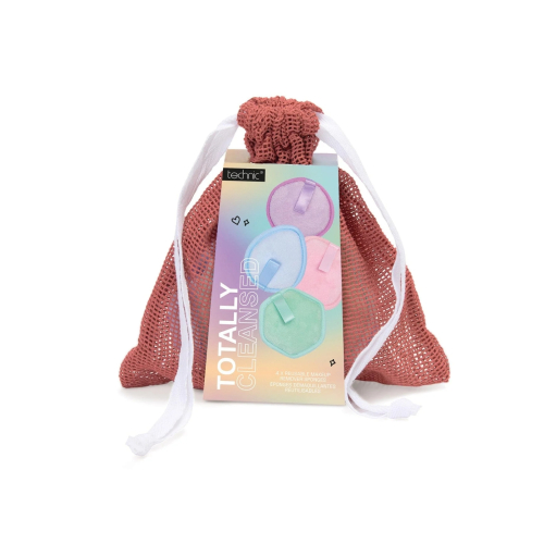 Technic Cosmetics - Set de 4 discos desmaquillantes Totally Cleansed