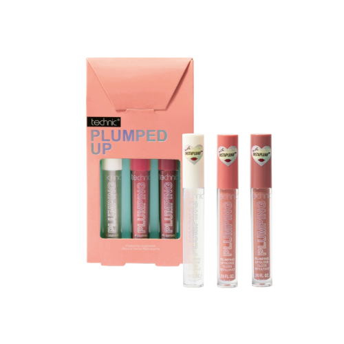 Technic Cosmetics - Set de brillos de labios Plumped Up