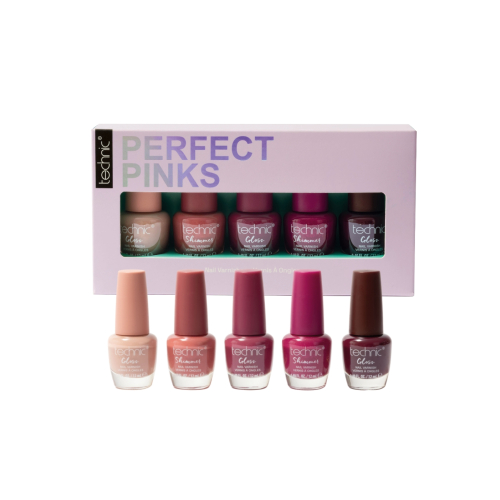 Technic Cosmetics - Set de esmaltes de uñas Perfect Pinks