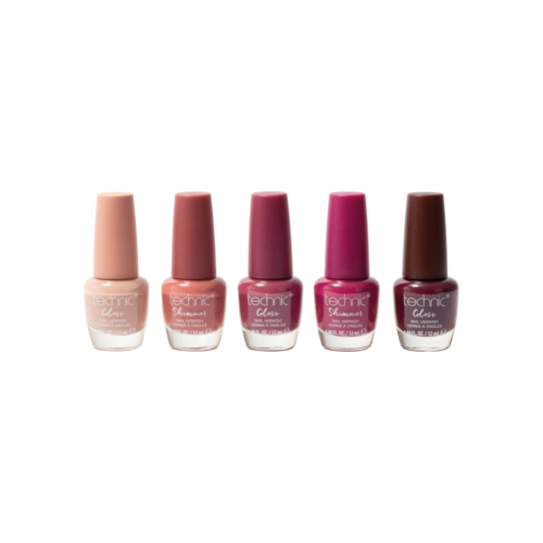 Technic Cosmetics - Set de esmaltes de uñas Perfect Pinks