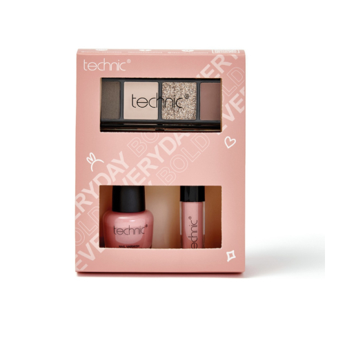 Technic Cosmetics - Set de labios, ojos y uñas