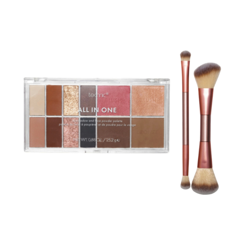 Technic Cosmetics - Set de maquillaje All in One Palette & Brushes