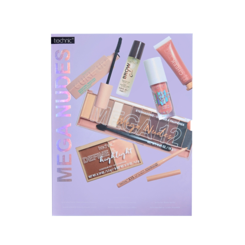 Technic Cosmetics - Set de maquillaje Mega Nudes
