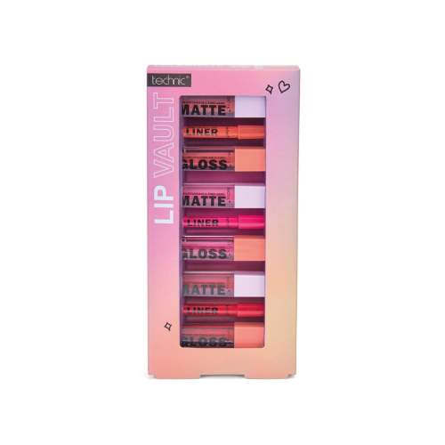 Technic Cosmetics - Set de perfiladores + labiales Lip Vault