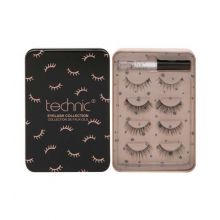 Technic Cosmetics - Set de pestañas postizas Eyelash Collection