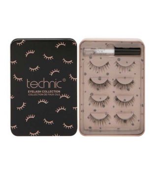 Technic Cosmetics - Set de pestañas postizas Eyelash Collection