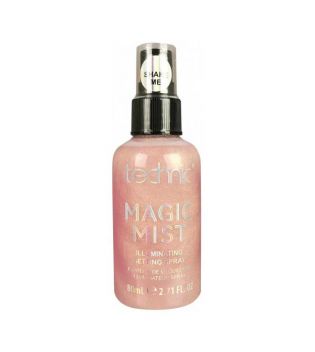 Technic Cosmetics - Spray fijador iluminador Magic Mist - Rose gold