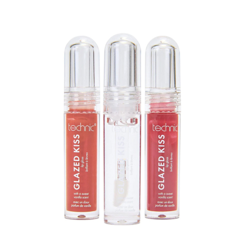 Technic Cosmetics - Trio de brillos de labios Glazed Kiss