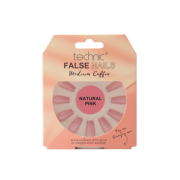 Technic Cosmetics - Uñas postizas False Nails Medium Coffin - Natural Pink