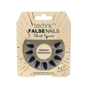 Technic Cosmetics - Uñas postizas False Nails Short Square - Midnight Encounter