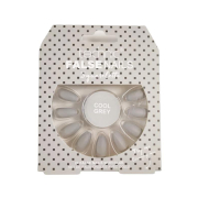 Technic Cosmetics - Uñas postizas False Nails Squareletto - Cool Grey