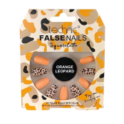 Technic Cosmetics - Uñas postizas False Nails Squareletto - Orange Leopard