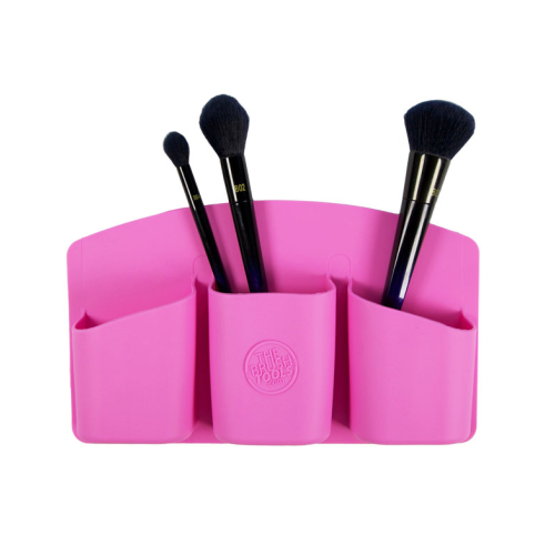 The Brush Tools - Soporte con Adhesivo para Herramientas de Maquillaje - Rosa