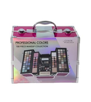 The Color Workshop - Maletín de maquillaje Professional Color Pink