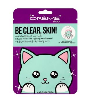 The Crème Shop - Mascarilla facial - Be Clear, Skin! Gato