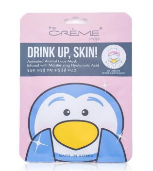 The Crème Shop - Mascarilla Facial Hidratante Drink Up, Skin! - Ácido Hialurónico
