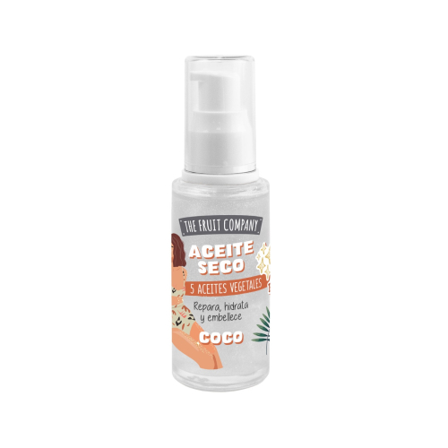 The Fruit Company - Aceite seco con glitter - Coco